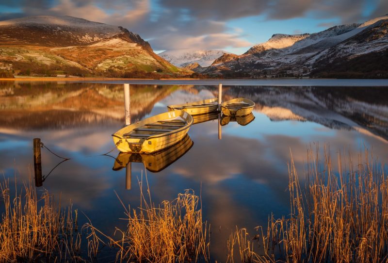 Llyn Nantlle Uchaf, Snowdonia Wales canvas prints wall art for sale