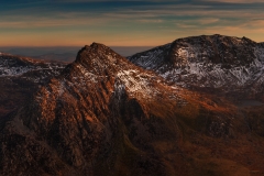 Tryfan Glyders Snowdonia North Wales canvas prints for sale Panorama