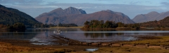 Panoramic landscape photography/ Scottish Highlands Autumn panorama landscape photography prints for sale