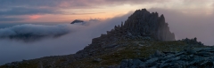 Panoramic landscape Photography/ Castle of winds Glyders Snowdonia North Wales panorama landscape photography prints for sale