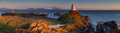 Panoramic landscape photography/ Lighthouse on Anglesey in beautiful sunset light landscape photography prints for sale Panoramic landscape photography/ Lighthouse on Anglesey in beautiful sunset light landscape photography prints for sale