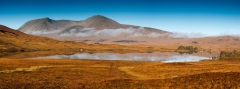 Panoramic landscape photography/ Scottish Highlands Autumn panorama landscape photography prints for sale