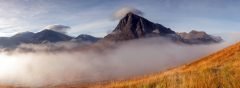 panoramic landscape photography / Buachaille Etive Mor Glencoe Scottish Highlands panorama landscape photography prints for sale
