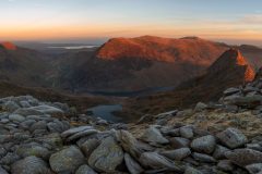 Panoramic landscape Photography/ Castell y Gwynt-Castle of winds Glyders Snowdonia North Wales panorama landscape photography prints for sale