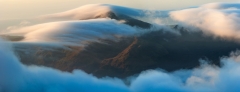 Panoramic landscape photography /Nantlle Ridge and Moel Hebog Autumn sunrise landscape photography prints for sale