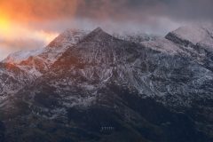 Wales Landscape Photography / Snowdon summit sunset Snowdonia North Wales