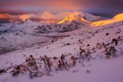 Wales Landscape Photography / Snowdon summit sunrise Snowdonia North Wales