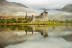 Kilchurn Castle photography capturing autumn sunrises in the Isle of Skye. Explore our canvas prints and wall art from the Scottish Highlands.