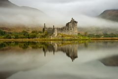 Kilchurn Castle photography capturing autumn sunrises in the Isle of Skye. Explore our canvas prints and wall art from the Scottish Highlands.