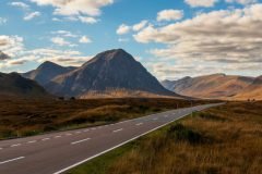 Buachaille Etive Mòr at sunrise. Explore our collection of landscape photography from the Isle of Skye, perfect for your wall.