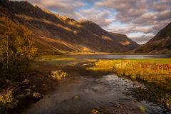 Loch Achtriochtan in Glencoe. Find exquisite canvas prints and wall art for your home, celebrating the Scottish Highlands.