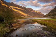  Loch Achtriochtan, Glencoe. Transform your space with beautiful canvas prints from the Scottish Highlands.