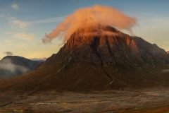 Buachaille Etive Mòr at sunrise. Explore our Scottish Highlands landscape photography for sale now!