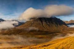 Buachaille Etive Mòr at sunrise. Perfect wall art for nature lovers!