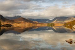 Lochan na h-Achlaise in Glencoe. Find exquisite canvas prints and wall art inspired by the Scottish Highlands.