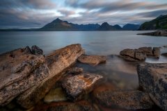 Scotland Landscape Photography/ Cuillin Mountains from Elgol Isle of Skye in the sunrise light