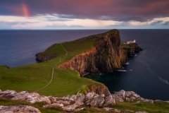 Scotland Landscape Photography/Neist Point Lighthouse at stunning sunset