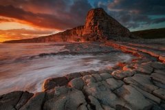 Seascape Photography prints &The Golden Hour over Wales