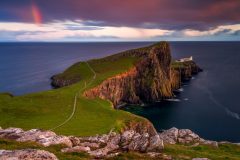 Scotland seascape Photography / Neist Point Lighthouse Isle of sky