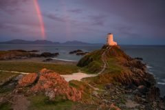 Llanddwyn Island Lighthouse and Snowdonia rainbows.