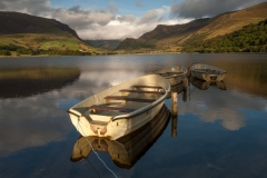Wales Landscape Photography/ Llyn Nantlle Uchaf Autumn sunset Nantlle Valley, Gwynedd, Wales