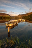 Wales Landscape Photography/ Llyn Nantlle Uchaf Autumn sunset Nantlle Valley, Gwynedd, Wales