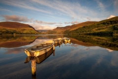 Wales Landscape Photography/ Llyn Nantlle Uchaf Autumn sunset Nantlle Valley, Gwynedd, Wales