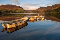 Wales Landscape Photography/ Llyn Nantlle Uchaf Autumn sunset Nantlle Valley, Gwynedd, Wales
