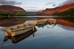 Wales Landscape Photography/ Llyn Nantlle Uchaf Autumn sunset Nantlle Valley, Gwynedd, Wales