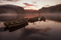Wales Landscape Photography/ Llyn Nantlle Uchaf Autumn sunrise Nantlle Valley, Gwynedd, Wales