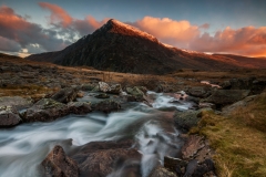 Wales Landscape Photography / Pen Yr Ole Wen Wales at sunrise  framed prints for sale