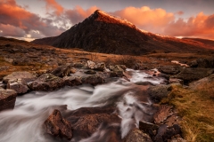 Wales Landscape Photography / Pen Yr Ole Wen North Wales at first light Winter sunrise  framed prints for sale