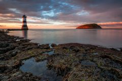 Wales Landscape Photography / Penmon Lighthouse sunset  landscape photography prints for sale