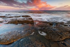 Landscape photography prints for sale/Monknash Coast Vale of Glamorgan, South Wales at sunset II