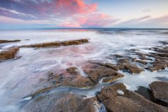Landscape photography prints for sale/Monknash Coast Vale of Glamorgan, South Wales at sunset III