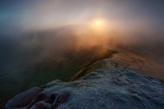 Wales Landscape Photography / Sunrise Light from The Pen y Fan view