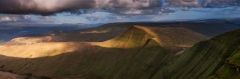 Wales Landscape Photography / Waun Rydd Brecon Beacons Wales golden hours