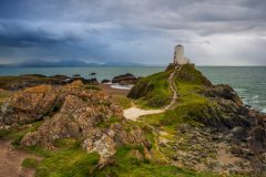 Twr Mawr Lighthouse Llanddwyn Island North Wales landscape photography canvas prints for sale