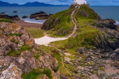 Twr Mawr Lighthouse Llanddwyn Island North Wales canvas prints wall art for sale