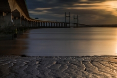 Second Severn Crossing Bridge at sunset/landscape photography Wales