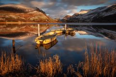 Wales Landscape Photography / Llyn Nantlle Uchaf Snowdonia  North Wales landscape photography prints for sale