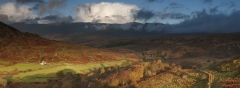 Wales Landscape Photography /Storm sunrise over Snowdonia view from Capel Curig North Wales