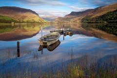 Wales Landscape Photography/ Llyn Nantlle Uchaf Autumn sunset Nantlle Valley, Gwynedd, Wales