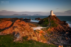 Wales Landscape Photography /Llanddwyn Island Anglesey North Wales Last light over the Lighthouse  landscape photography prints for sale