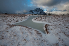 Wales Landscape Photography / Tryfan and Glyders at Winter storm  landscape photography prints for sale