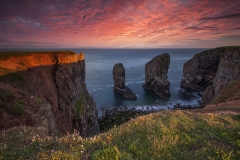 Wales Landscape Photography / The Stack Pembrokeshire Coast  framed prints for sale