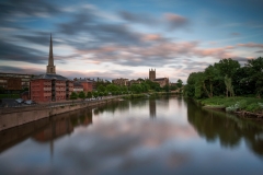 Worcester Cathedral sunset / Landscape Photography Worcestershire prints for sale