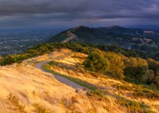 Malvern Hills Worcestershire at summer stormy sunset/Landscape Photography Worcestershire prints for sale