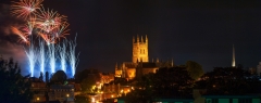 Worcester Cathedral festival fireworks/Landscape Photography Worcestershire prints for sale