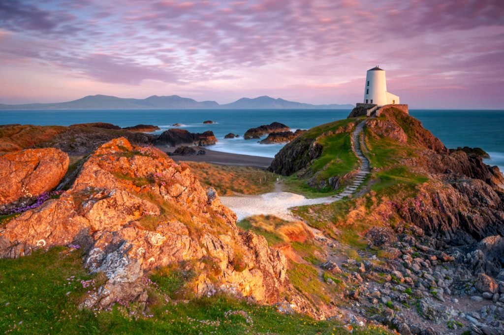 Llanddwyn Island Lighthouse Spectacular landscape photography prints for sale